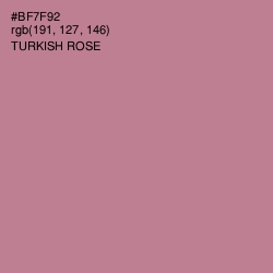 #BF7F92 - Turkish Rose Color Image